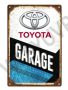 Metalen bord/plaat 20x30cm. Toyota Garage Nieuw