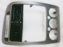 Dashboardpaneel radio/verwarming Avensis (T22) ‘00-‘03 kleur: metallic-zilver Orig.nieuw