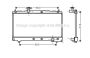 Radiateur Avensis Verso (M20) ‘00-‘05 2.0 vvt-i benzine handgeschakeld