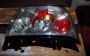 Achterlichtenset Lexus-Look met chroom reflector Corolla (E10) ‘92-‘97 Hatchback Nieuw