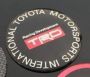 Naafdopstickerset TRD (Toyota Racing Development) zwart Nieuw