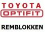 Remblokkenset voorzijde diverse types Toyota Lexus Origineel nieuw
