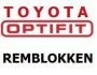 Remblokkenset Voorzijde diverse types Toyota Origineel nieuw