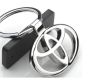 Sleutelhanger chroom met Toyota-logo Nieuw